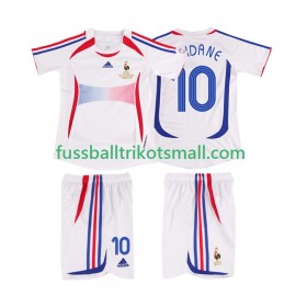 Fußballtrikots Frankreich ZIDANE 10 2006 Retro Kinder Kurzarm Auswärts-trikot kaufen